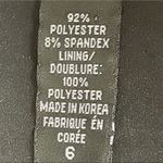 Laundry by Shelli Segal  Black Gray Dress Size 6 Photo 11