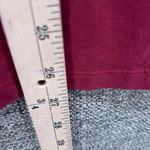 Denim And Co Womens Tunic Blouse Size L Wine Fall Modern Twist Classic Silhoutte Red Size L Photo 5