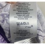 Ralph Lauren Lauren  Purple Paisley Nightshirt Pajama Embroidered Size S Designer Photo 7