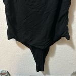 Bar III Black Thong Bodysuit LARGE Photo 6