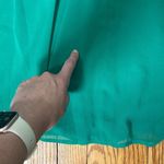 Madewell  Sheer V-Neck Dolman Sleeve Maxi‎ Dress Verdant Green size XXS NWT Photo 10