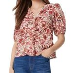 Sam Edelman Multicolor Floral Dakota Shirt Women Size Medium NWT | 63-25 Photo 4