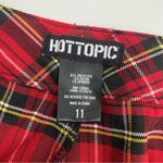 Hot Topic Red Plaid Jogger Cargo Pants Grunge Goth Punk Retro Photo 11