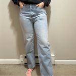 DÔEN Diana Jean Vendôme Wash 30 High Rise Straight Leg 100% Cotton Denim Blue Photo 1