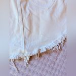 Free People We the‎ Free Bailey Denim Mini Skirt in cream size 31 White Size L Photo 7