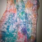Torrid Curve Women’s Floral Rainbow Tie Dye Lace Babydoll Lingerie Size 1x Photo 8