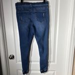 Blue Distressed Jogger Jeans By Rachel Roy Size 8 Photo 4