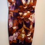 Elie Tahari  Jamie Floral Sheath Dress Purple Orange Photo 3