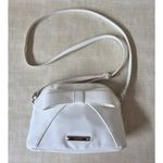 Nine West Coquette Mini Small Crossbody White with Front Bow Adjustable Straps Photo 6