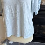 Rebecca Taylor  Light Blue Ruffle Sleeve Tee Photo 3