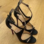 Christian Louboutin Stiletto Heels Criss Cross Strap Malefissima Size 40 Black Photo 0