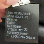 Tahari  Arthur S. Levine geometric black structured exposed zipper dress, size 6 Photo 3