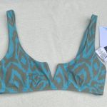 O'Neill Patterned Blue Bikini Top Photo 3