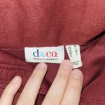 Denim & Co . Zip Front Twill Jacket Faux Fur Trimmed Hood Wine Medium NWOT Photo 12