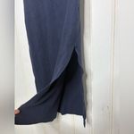 Babaton Aritzia  Ribbed Navy Midi Dress Photo 4