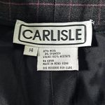 Carlisle  pink and gray plaid wool spandex pants Plus 14 Photo 2