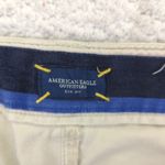 American Eagle Y2K Outfitters Women Tan Khaki Beige Wide Leg Pants 12 Stretch Photo 6