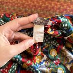 VTG CYPRESS JEWEL PRINT SILKY SHIRT DRESS NIGHT GOWN Red Size M Photo 4