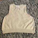 Carly Jean Los Angeles  cream sweater vest size large Photo 4