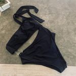 Shade & Shore Women's One Shoulder Bow Cut Out One Piece Swimsuit - ™ Photo 3