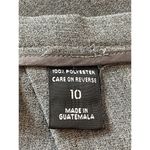 New York & Company Gray Maxi Length Side Slits Tie Waist Zip Back Skirt 10 Photo 5