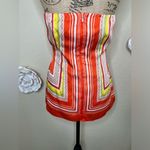 Ann Taylor ’s NWT White, Orange, Yellow & Gray Halter Tank Top Size 6 Photo 10