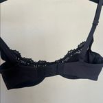 SKIMS  Fits Everybody unlined underwire Lace Scoop Bra Onyx Black NWT 30B Photo 4