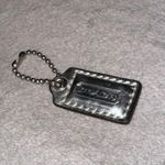 Coach  Silver Keychain Tag Photo 1