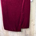 Crystal Doll Crystal Dolls Juniors 13 Red Glitter Sleeveless Off Shoulder Mini Body Dress Photo 5