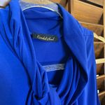 Candid Soul Blue Dressy Tank Blouse Blue Photo 1