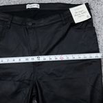 Abercrombie & Fitch Abercrombie Super Skinny Ankle High Rise Coated Black Jeans Plus Size 36 22 Photo 10