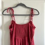 Aritzia Wilfred Fable Linen Dress Pink Size 12 Photo 6