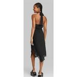 Wild Fable  Sleeveless Backless High Neck Chiffon dress Black Size XS Photo 4