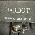 Bardot NWT  Floral Mini Dress Ruffle Samara Rose‎ Party Cocktail Black Pink S Photo 12