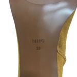 Mango Round Toe Heel Suede Ankle Boots Medium Brown Size 39/ 8.5 Photo 9