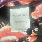 Tularosa  Santorini Maxi Dress Women's Med Black Pink Floral Sleeveless Halter Photo 7