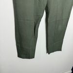 Vince NWOT Coin Pocket Cropped Straight Linen Blend Trousers Sage Size 6 Photo 3