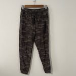 Athleta  Jogger Pants Camo Knit‎ Farallon High Rise Tapered Elastic Waist Photo 2