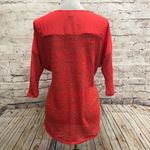 Mossimo Red Dolman Sweater Chiffon Back Large Red Photo 2