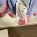 J.Crew  Belted Metallic Stripe Tiered Mini Dress Medium Petite Pink Purple Blue Photo 6