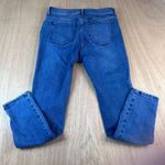 Mott & Bow Women’s High Rise Skinny Jeans Blue Size 30x28 Cropped Stretch Photo 2