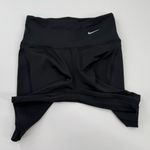 Nike  Women's Tight Fit Mid Rise Ribbed Panel Biker Shorts Black Size XS NWT Photo 8