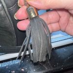 Bally Vintage Made in Italy Leather and Suede Crossbody Bag Black Photo 9