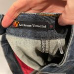 Adrienne Vittadini 90’s-y2k denim flare skirt flattering vertical tab pockets Photo 1