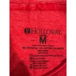 Holloway Juniors Wisconsin Badgers Go Bucky Pocket Long Sleeve Shirt Red Size M Photo 3