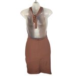 SheIn Purple Wrap Cut Out Bust Ruched Mini Dress XS Photo 1