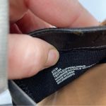 Dolcetta  Black Faux Suede Peep Toe Wedge Espadrille Sandals 8.5 Peep Toe Beachy Photo 11