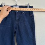 Free People  Dallas Flare Jeans Women's Size 26 Dark Wash‎ Frayed Hem Denim Pants Photo 9