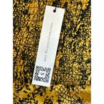 Sanctuary NWT  Georgina SNAKESKIN Print Edgy Sexy Dress Medium Dark Yellow Black Photo 2