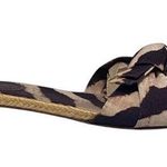 Banana Republic Animal Print Slip On Mules Size 7 Photo 0